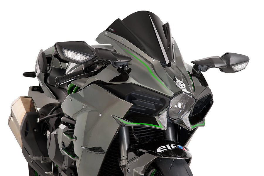 KAWASAKI NINJA H2 [2020] - Z-Racing-skjerm | Svart | PUIG 7631N