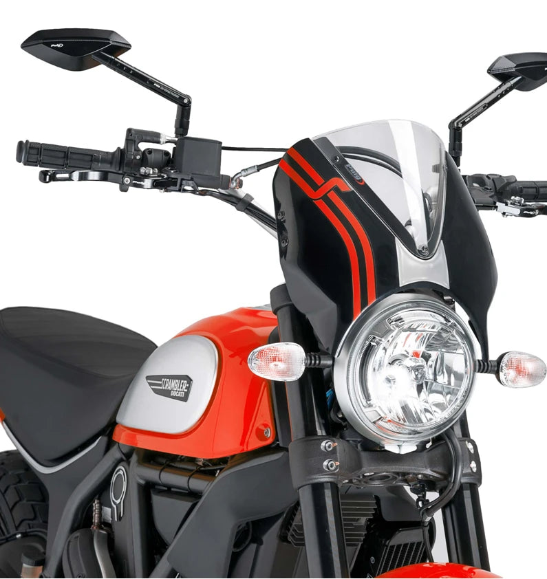 DUCATI SCRAMBLER 800 ICON DARK [2025] – RetroVision frontrutevisir
