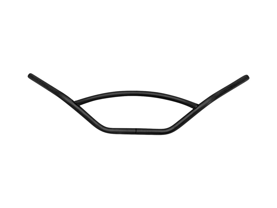 Motorsykkeldriver Ø 25 - Styret med avrundet Strut ø 22 mm, 870 mm bred, svart