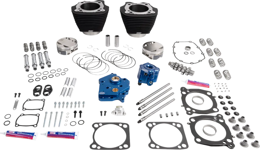 Harley-Davidson Fxlrs 1923 ABS [2026] - 132" Power Package Motorleistungs-Kit – Oberfläche: Schwarz, Nicht hervorgehobene Kühlrippen – Bild 1