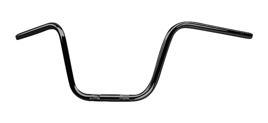 Motorsykkeldriver Ø 25 - Styret for Chopper og Cruiser 830 mm bred, svart