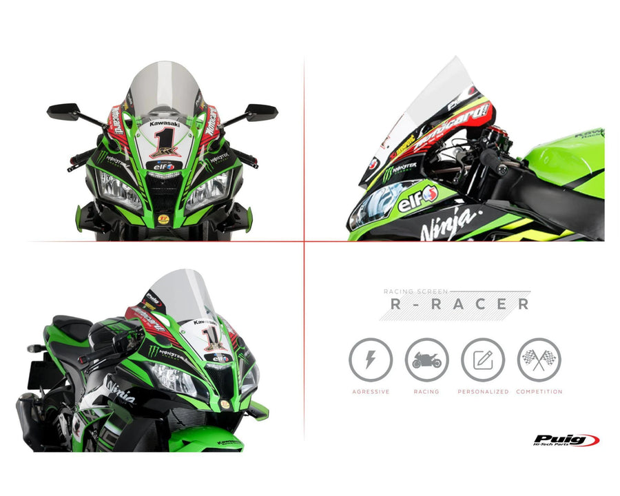 KAWASAKI ZX-10RR NINJA PERFORMANCE [2018] – R-Racer-skjerm – tonet