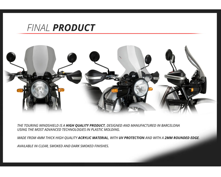 ROYAL ENFIELD HIMALAYAN 410 [2023] – Turskjerm – Gjennomsiktig