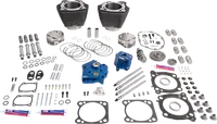 Harley-Davidson FLFBS 1923 Softail Fat Boy 117 [2026] - 132" Power Package Motorleistungs-Kit – Oberfläche: Schwarz, Hervorgehobene Lamellen – Bild 6