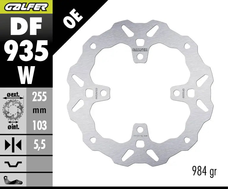 Triumph Tiger Sport 660 ABS [2022-2026] - BREMSSCHEIBE FIXED WAVE – Bild 1