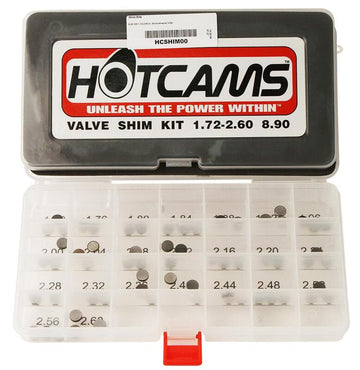Ktm Sx-F 250 [HOT CAMS] - ventilskiver Ø8,90x1,72 til 2,6mm - sett med 3 stk.