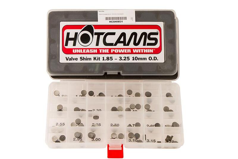 Husaberg Fe 501 [HOT CAMS] - ventilskiver Ø10,0x1,85 til 3,25mm - sett med 5 stk.