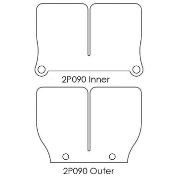 Yamaha Wr 125 [V-FORCE] - ERSTATTNINGSPLATE FOR membranblokk V-FORCE2