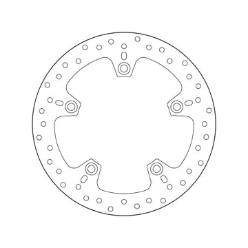 Bmw K 1300 [BREMBO] - Serie Oro rund stiv bremseskive - 0