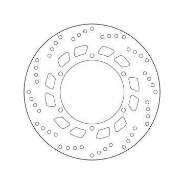 Yamaha Xv 125 [BREMBO] - Series Oro rund stiv bremseskive