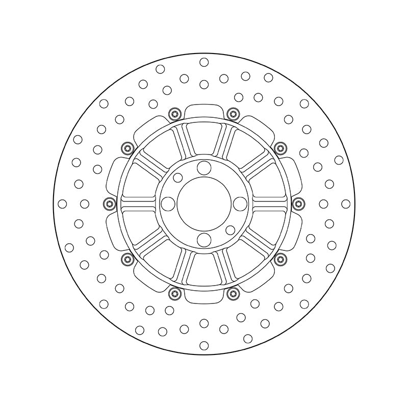 Bmw K 1100 [BREMBO] - Serie Oro rund stiv bremseskive