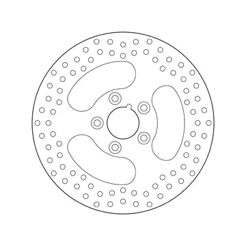 Harley Davidson Flstc [BREMBO] - Series Oro rund stiv bremseskive - 0