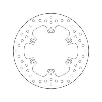 Yamaha Bt 1100 [BREMBO] - Series Oro rund stiv bremseskive