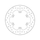 Yamaha Fz 6 [BREMBO] - Series Oro rund stiv bremseskive