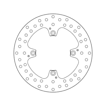 Ducati Hyperstrada 821 [BREMBO] - Series Oro rund stiv bremseskive - 0
