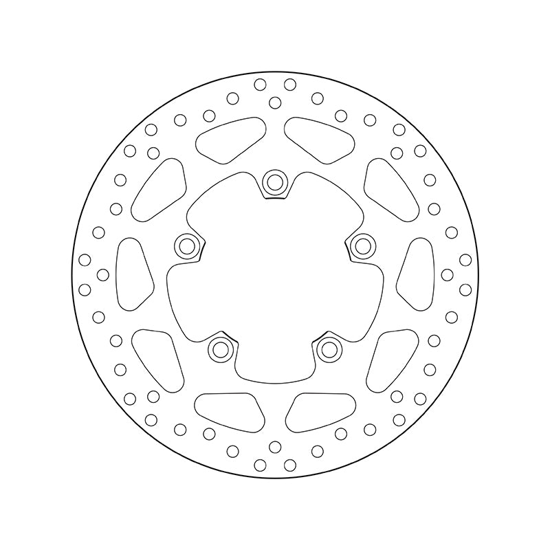 Triumph Tiger Explorer 1200 [BREMBO] - Series Oro rund stiv bremseskive