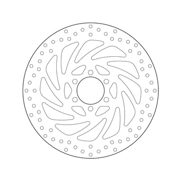 Ktm Duke 125 [BREMBO] - Serie Oro rund stiv bremseskive