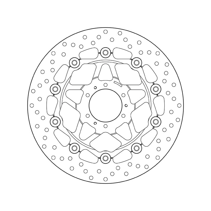 Honda Cbr 900 [BREMBO] - Series Oro rund flytende bremseskive