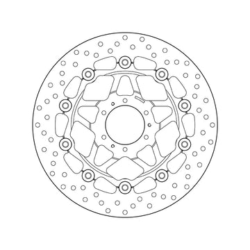 Honda Ctx 1300 [BREMBO] - Series Oro rund flytende bremseskive - 0