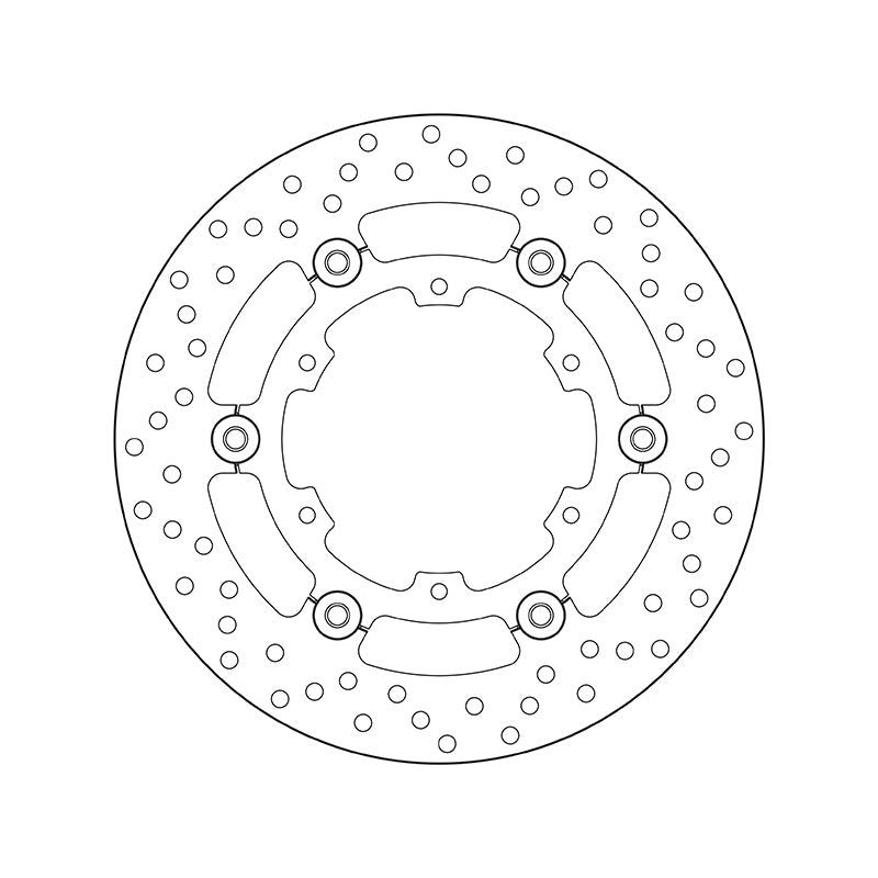 Ktm 1050 Adventure [BREMBO] - Serie Oro rund flytende bremseskive