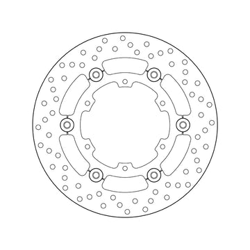Ktm 1050 Adventure [BREMBO] - Serie Oro rund flytende bremseskive