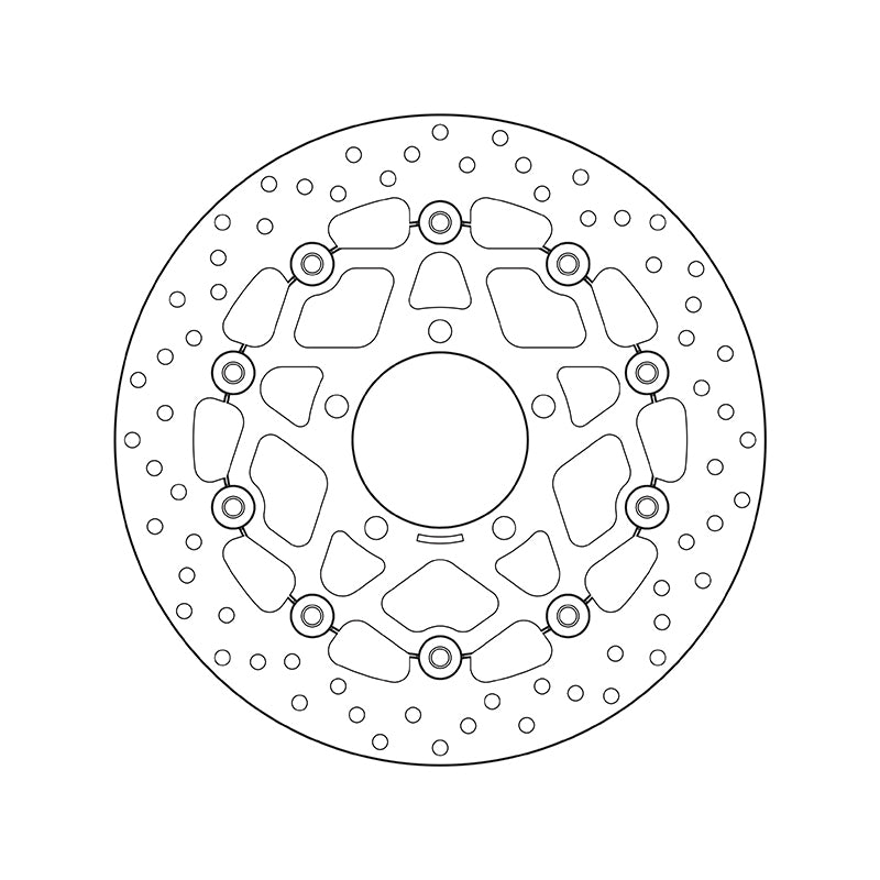 Kawasaki Kle 650 [BREMBO] - Series Oro rund flytende bremseskive