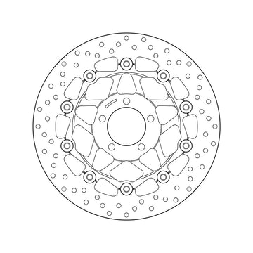 Kawasaki Z 1000 [BREMBO] - Series Oro rund flytende bremseskive
