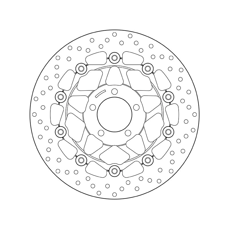 Kawasaki Z 200 [BREMBO] - Series Oro rund flytende bremseskive
