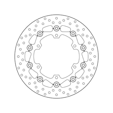 Yamaha Xt 660 [BREMBO] - Series Oro rund flytende bremseskive