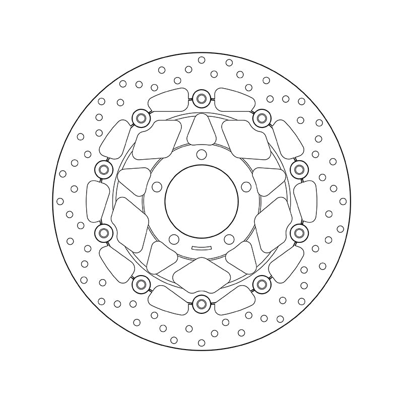 Triumph Tiger 1050 [BREMBO] - Series Oro rund flytende bremseskive