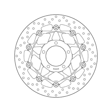 Triumph Tiger 1050 [BREMBO] - Series Oro rund flytende bremseskive