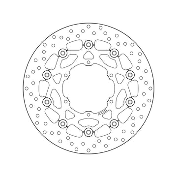 Bmw F 650 Gs Twin [BREMBO] - Series Oro rund flytende bremseskive - 0