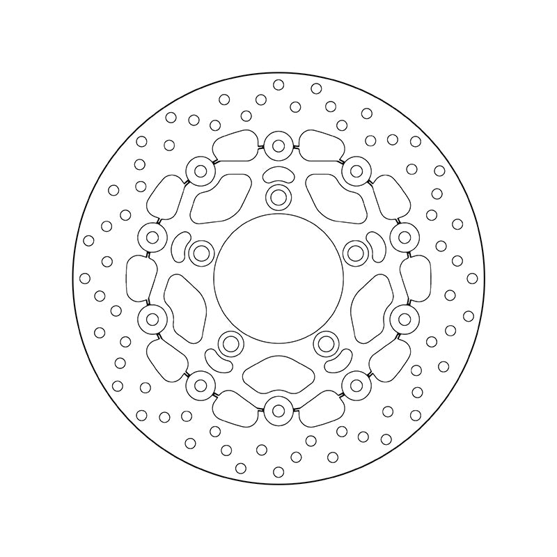 Kymco Ak 550 [BREMBO] - Serie Oro rund flytende bremseskive