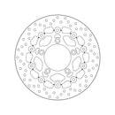 Kymco Ak 550 [BREMBO] - Serie Oro rund flytende bremseskive