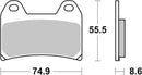 Ducati Monster 1100 [BREMBO] - Konkurranse karbon keramiske bremseklosser - 07BB19RC-1