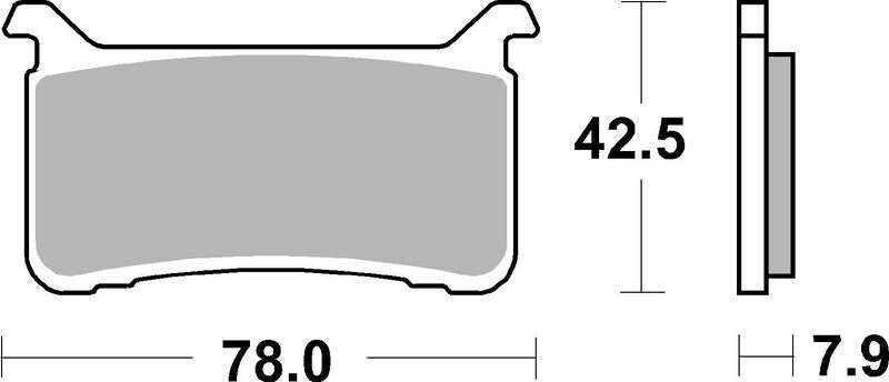 Honda Cmx 1100 Rebel [BREMBO] - Konkurranse karbon keramiske bremseklosser - 07HO63RC
