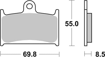 Suzuki Gsx-R [BREMBO] - Konkurranse karbon keramiske bremseklosser - 07SU14RC