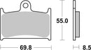 Triumph Rocket [BREMBO] - Konkurranse karbon keramiske bremseklosser - 07SU14RC