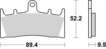 Suzuki Gsx-R 1300 Hayabusa [BREMBO] - Konkurranse karbon keramiske bremseklosser - 07SU19RC