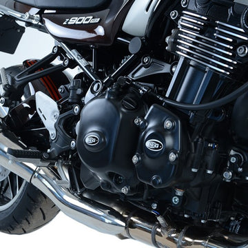 Kawasaki Z 900 RS [2023-2026] - (Clutch) Høyre veivhusdekselbeskytter Svart Kawasaki Z900RS