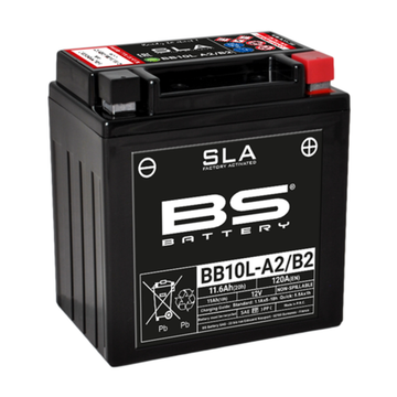 Yamaha Xv 125 [BS BATTERI] - SLA vedlikeholdsfri batterifabrikkaktivert - BB10L-A2/B2