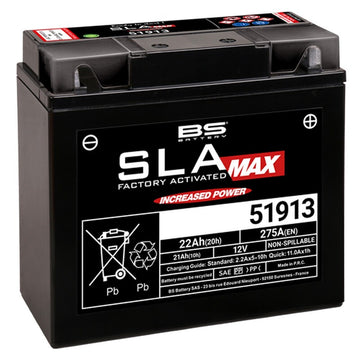 Bmw K 1300 Gt [BS BATTERI] - SLA Max vedlikeholdsfri batteri fabrikkaktivert - 51913