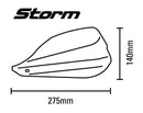 Triumph Trident 660 [BARKBUSTERS] - Storm Hanguads Set Single Point Clamp Mount Styrende Ø22mm Svart