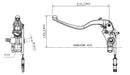 Ducati Diavel 1200 [BREMBO] - Clutch hovedsylinder Ø15x19mm titan-2