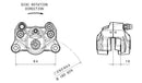 Ducati Hypermotard 939 [BREMBO] - Bremsecaliper bak Ø34mm titan-2