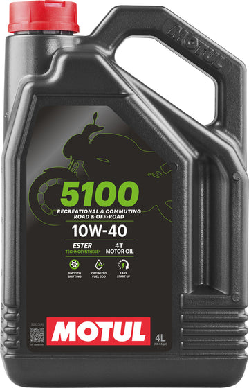 Motorolje 10W40 4L for 4-takts motorer [Motul]