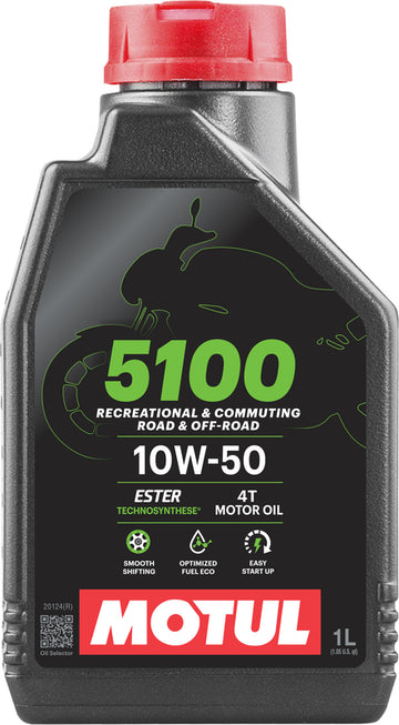 Motorolje 10W50 for 4-takts motorsykler 1L [Motul]