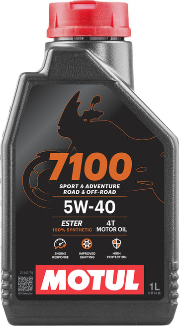 Motorolje 5W40 4T 1L for motorsykler [Motul]