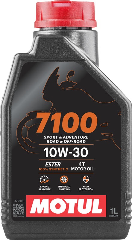 Motorolje 10W30 4T 1 liter for motorsykler [Motul]