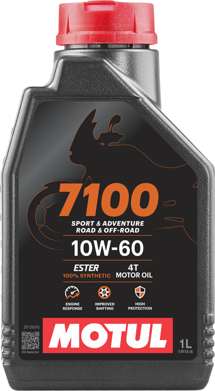 Motorolje 10W60 for 4-takts motorsykler 1L [Motul]